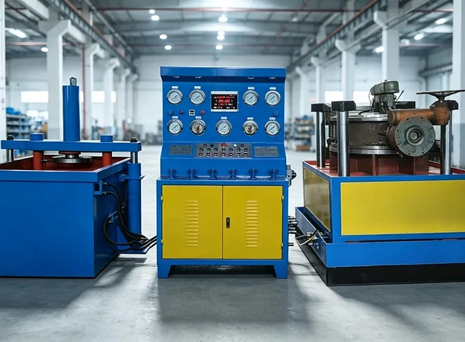 Performance of Hydraulic Jaw Clamp Valve Test Bench.
