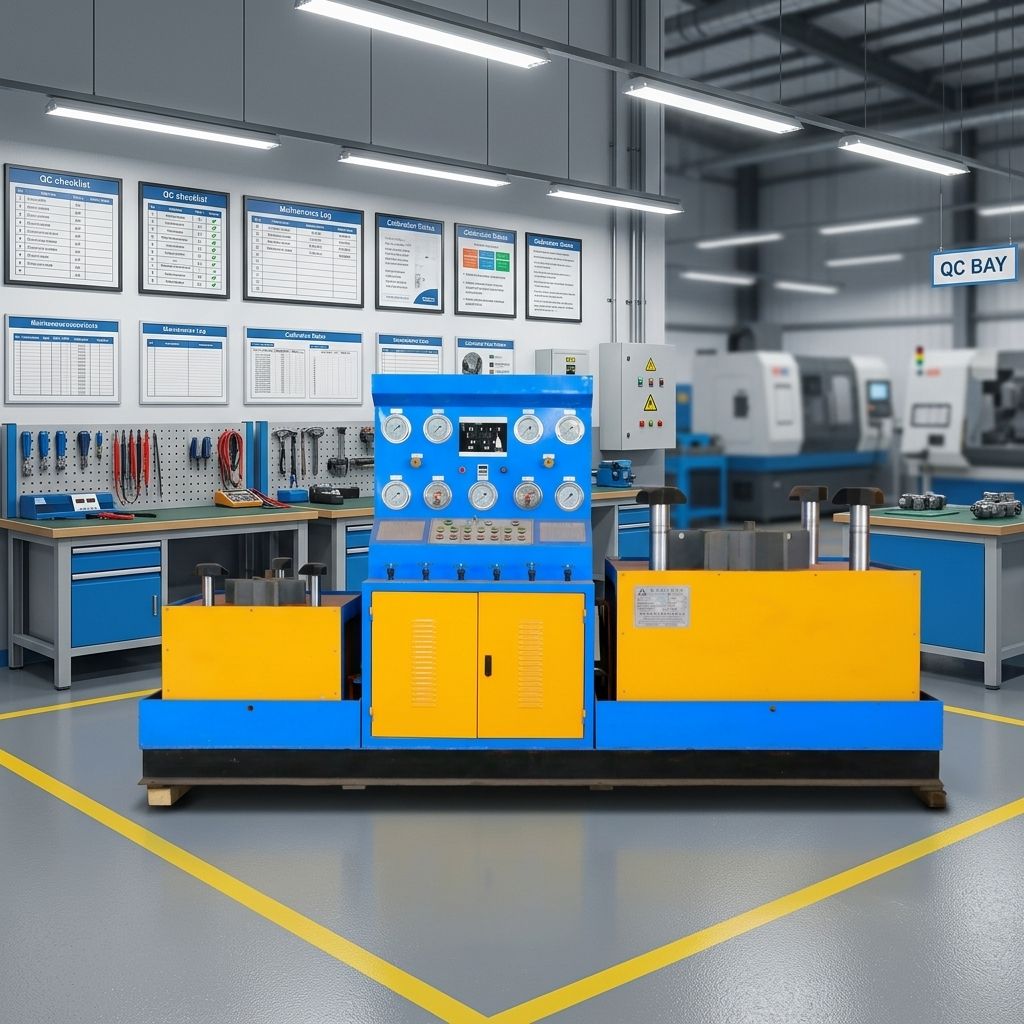 Butterfly Valve Pressure Test Bench