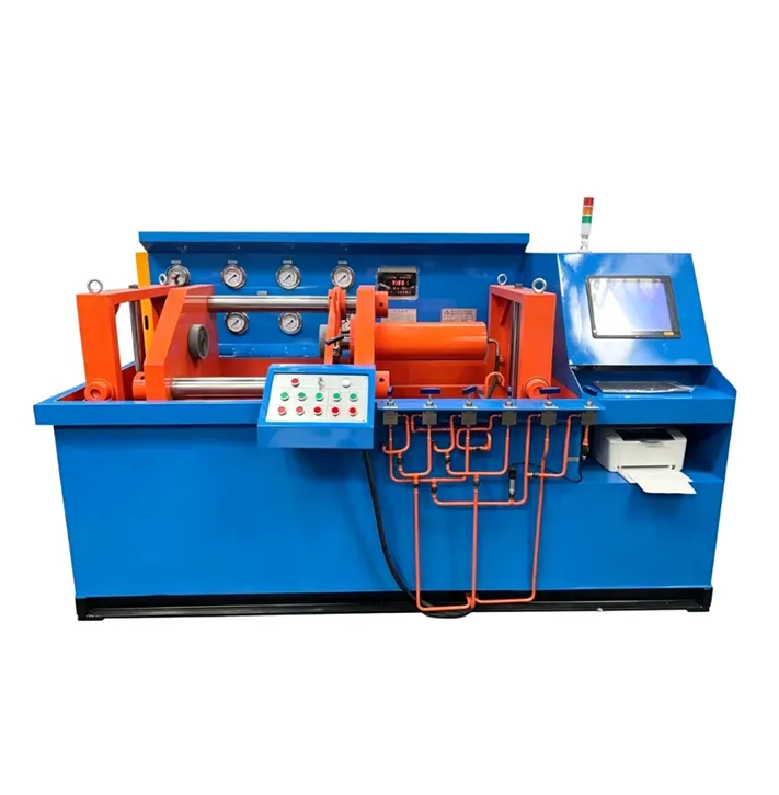 CNC Automatic Horizontal Hydraulic Axial Press Valve Test Bench