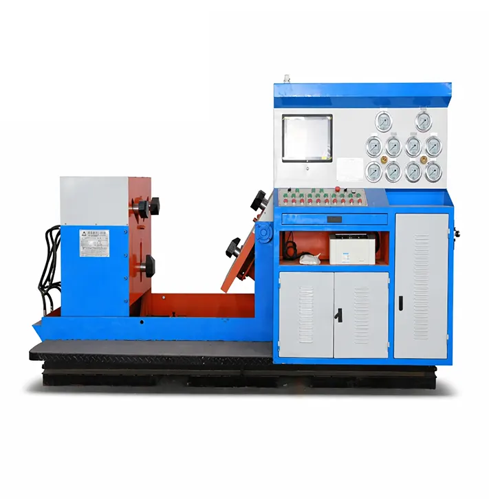 CNC Single Side Flip Hydraulic Jaw Clamping Horizontal Valve Test Bench