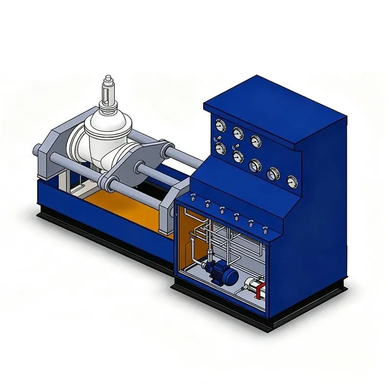 DN300 Compact Horizontal Hydraulic Top Pressure Valve Test Bench