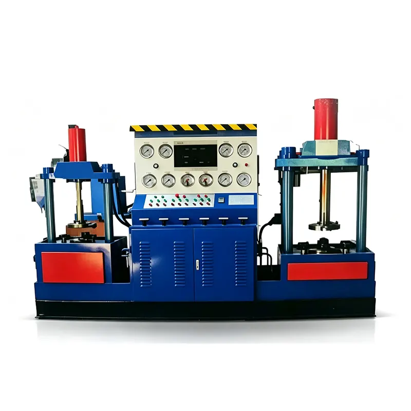 Dual Station Integrated Vertical Hydraulic Axial Press Valve Test Bench