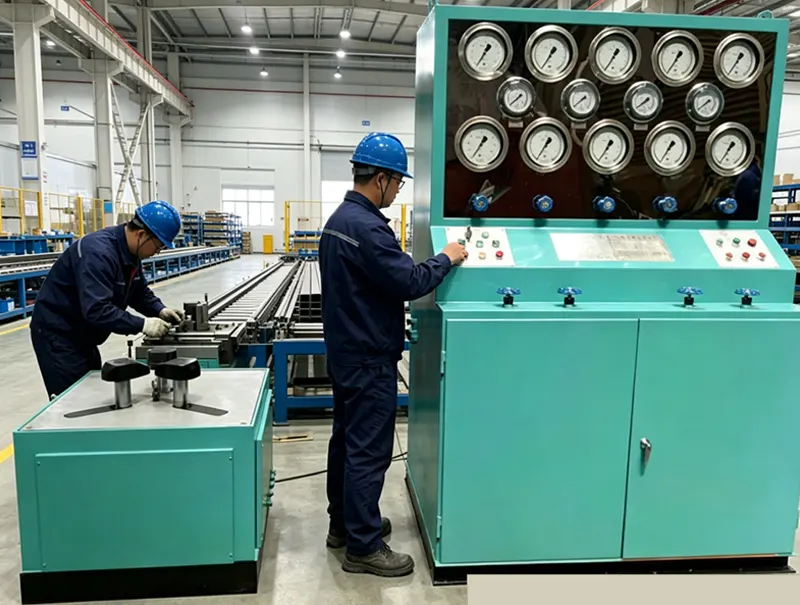 Split Safety Valve Pressure Calibration Test Bench