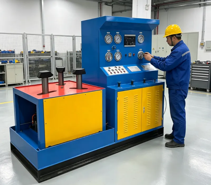 DN300 Single Station Hydraulic Butterfly Valve Test Bench