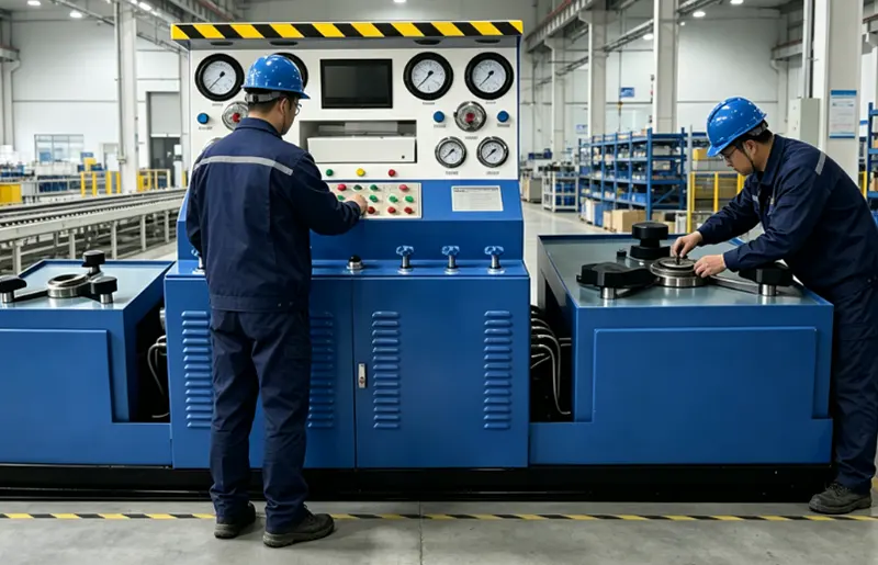 Dual Station Safety Valve Calibration Test Bench