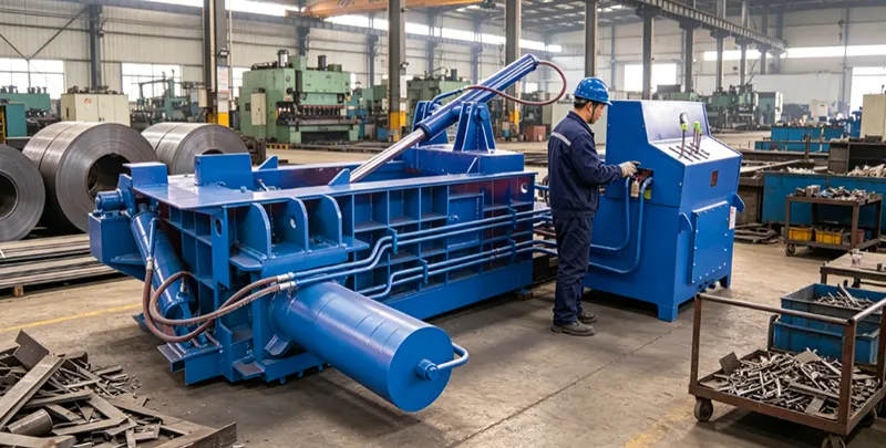 Horizontal Metal Scrap Hydraulic Baler
