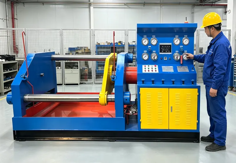 Lightweight Horizontal Hydraulic Top Pressure Valve Test Bench