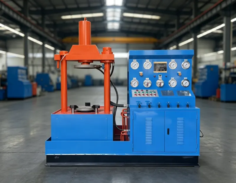 DN300 Full Vertical Hydraulic Axial Press Valve Test Bench