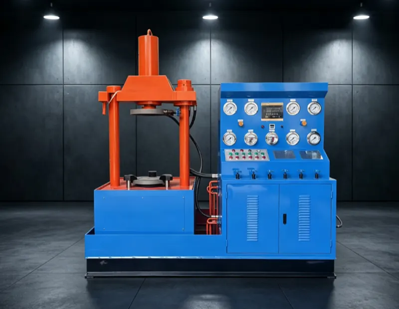 DN300 Full Vertical Hydraulic Axial Press Valve Test Bench