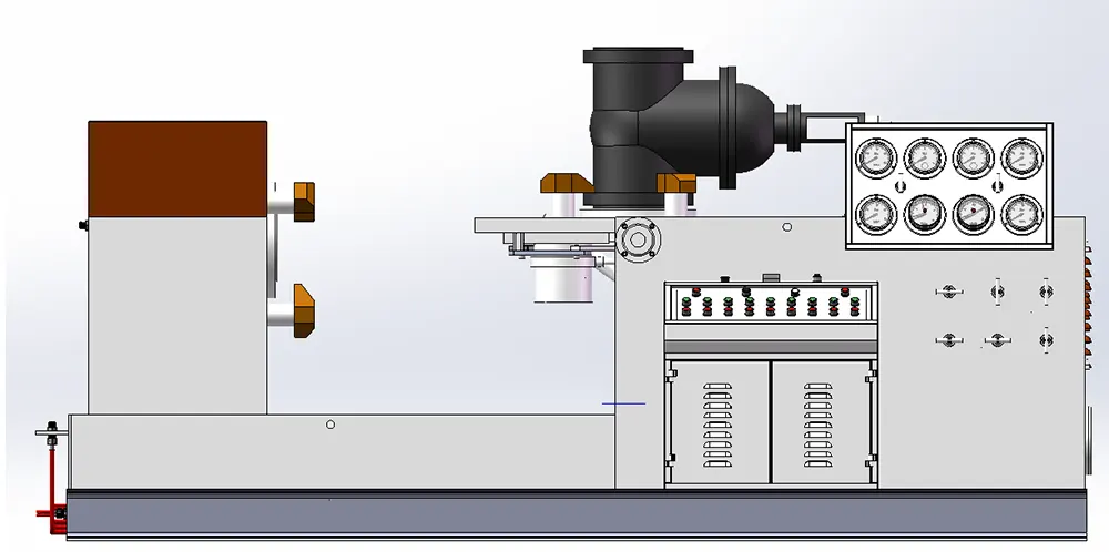 DN300 Medium Hydraulic Jaw Gripper Clamping Valve Test Bench