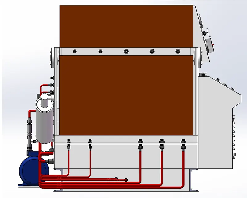 DN300 Medium Hydraulic Jaw Gripper Clamping Valve Test Bench