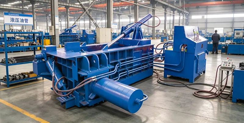 Horizontal Metal Scrap Hydraulic Baler
