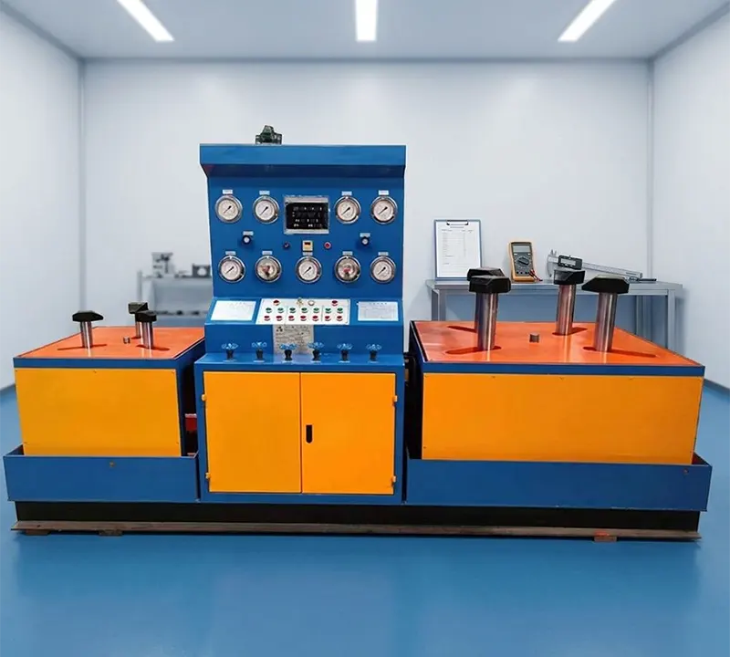 DN600 Dual Station Hydraulic Butterfly Valve Test Bench