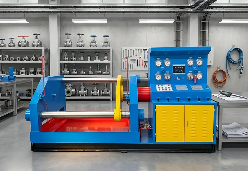 Lightweight Horizontal Hydraulic Top Pressure Valve Test Bench