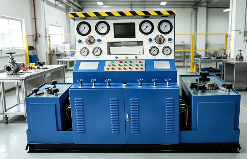 Dual Station Safety Valve Calibration Test Bench