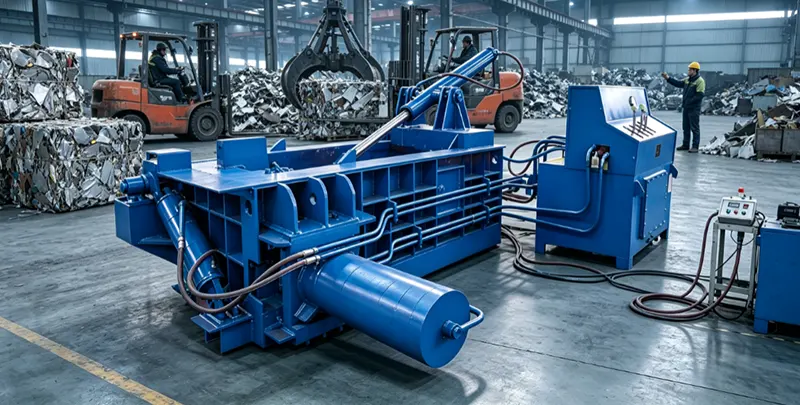 Horizontal Metal Scrap Hydraulic Baler