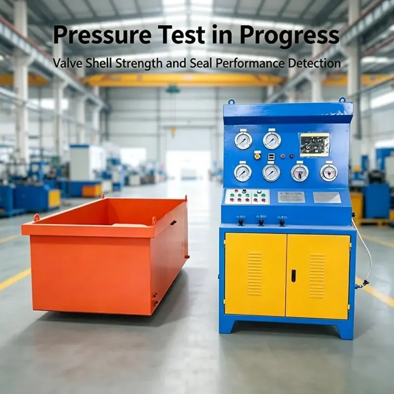 YFJX-LQ DN100 Split Water Tank Horizontal Valve Test Bench