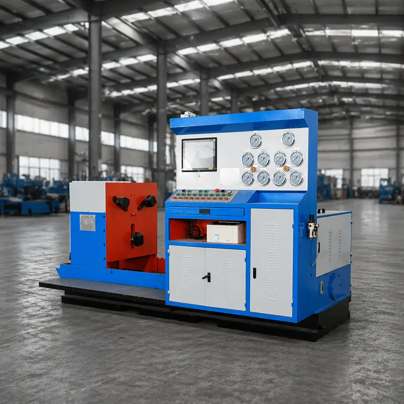 DN80-DN300 Medium Horizontal Hydraulic Jaw Clamping Valve Test Bench