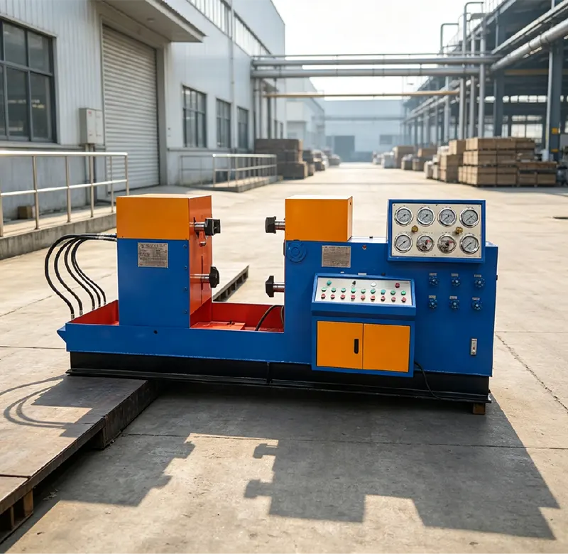DN800 Extra Heavy Duty Hydraulic Jaw Gripper Clamping Valve Test Bench