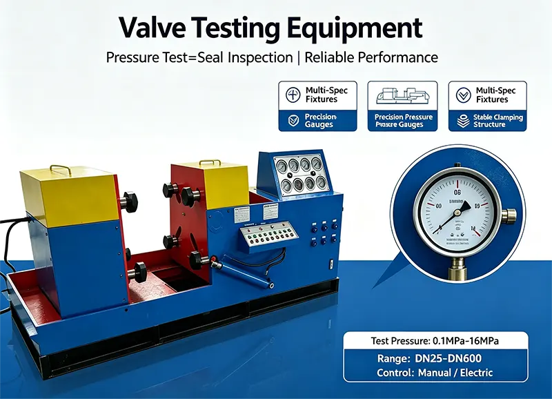 DN600 Heavy Duty Hydraulic Jaw Gripper Clamping Valve Test Bench