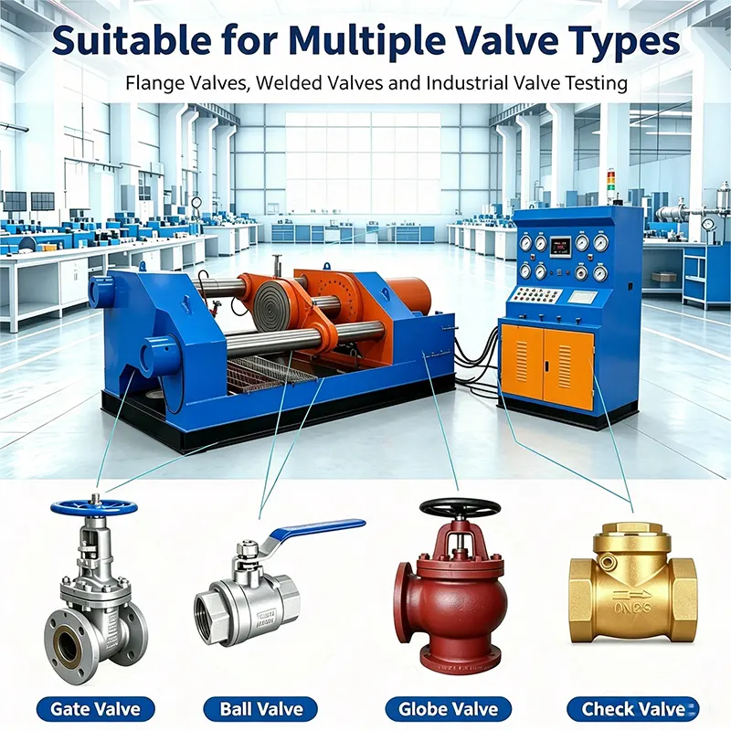 DN600 Intelligent Horizontal Top Pressure Testing Station