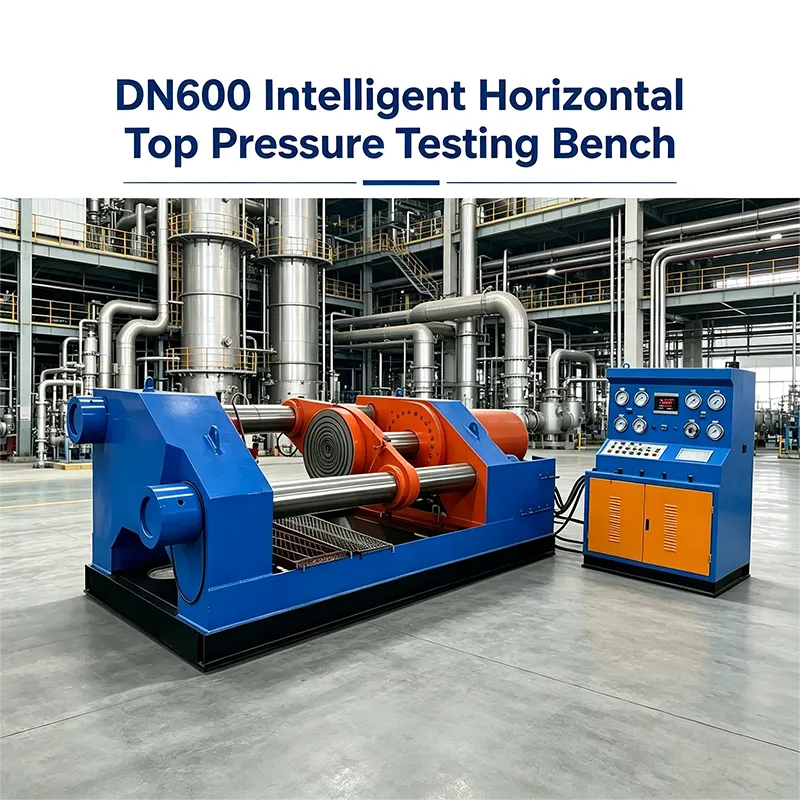 DN600 Intelligent Horizontal Top Pressure Testing Station