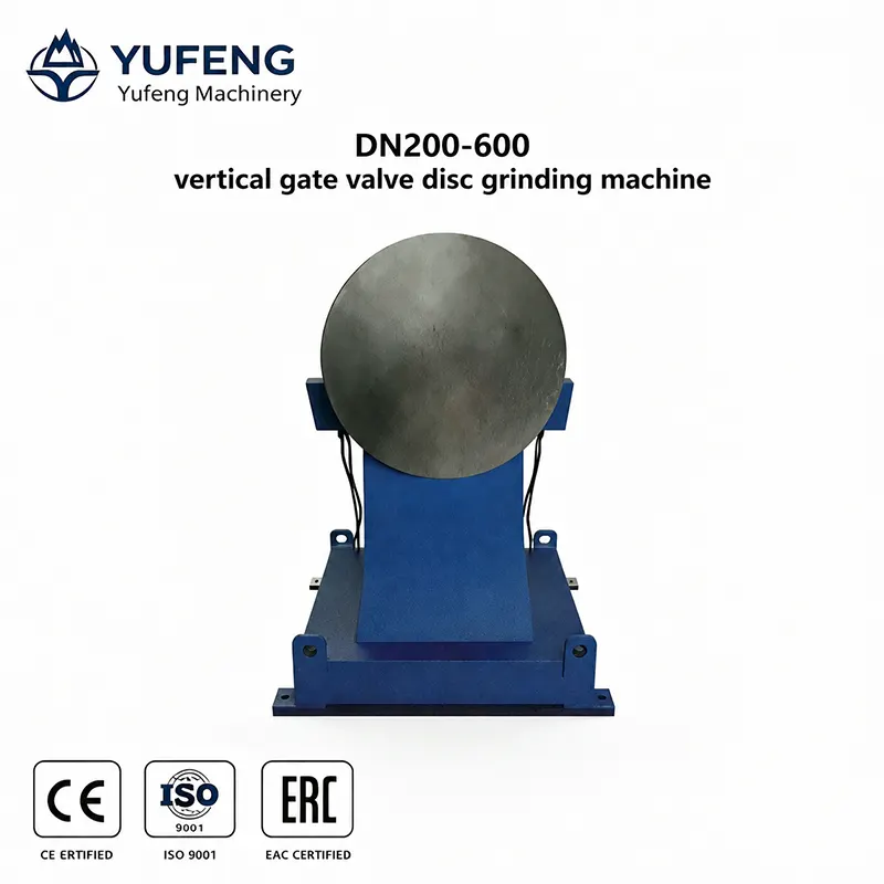 DN200-600 Vertical Gate Valve Disc Grinding Machine