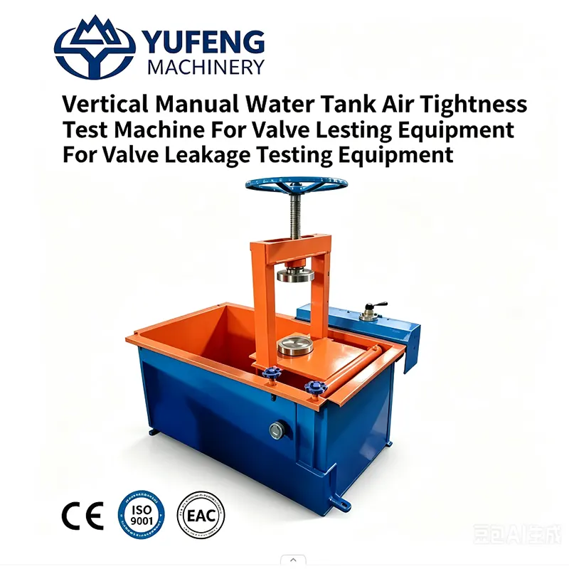 Vertical Manual Screw Water Tank Air Tightness Test Machine
