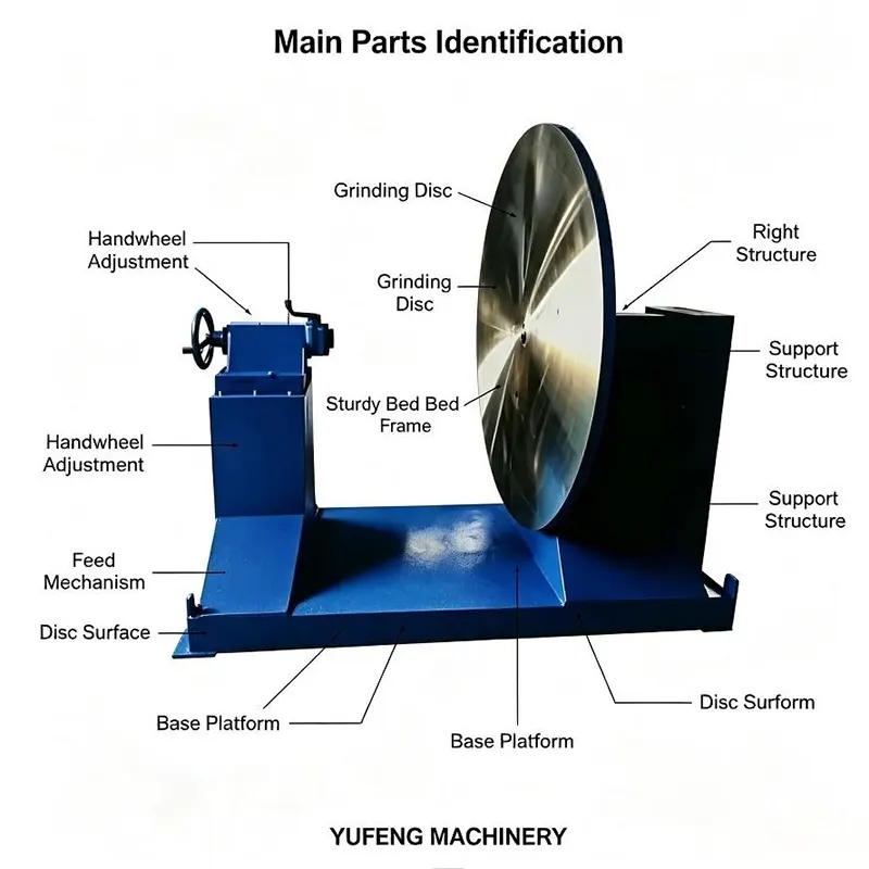 Large Bore Gate Valve Disc Grinding Machine