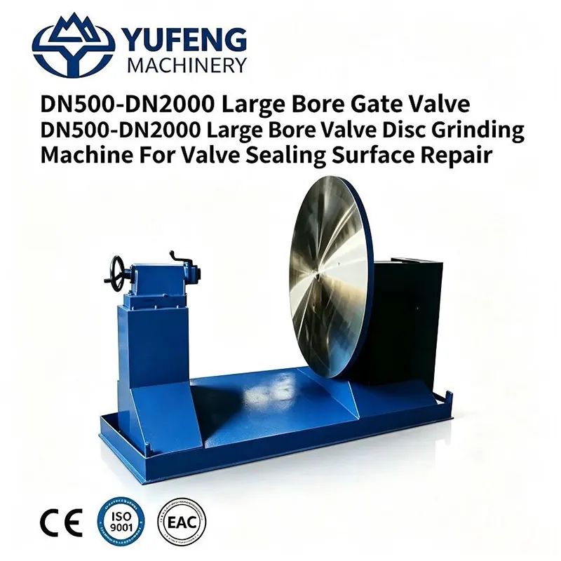 Large Bore Gate Valve Disc Grinding Machine