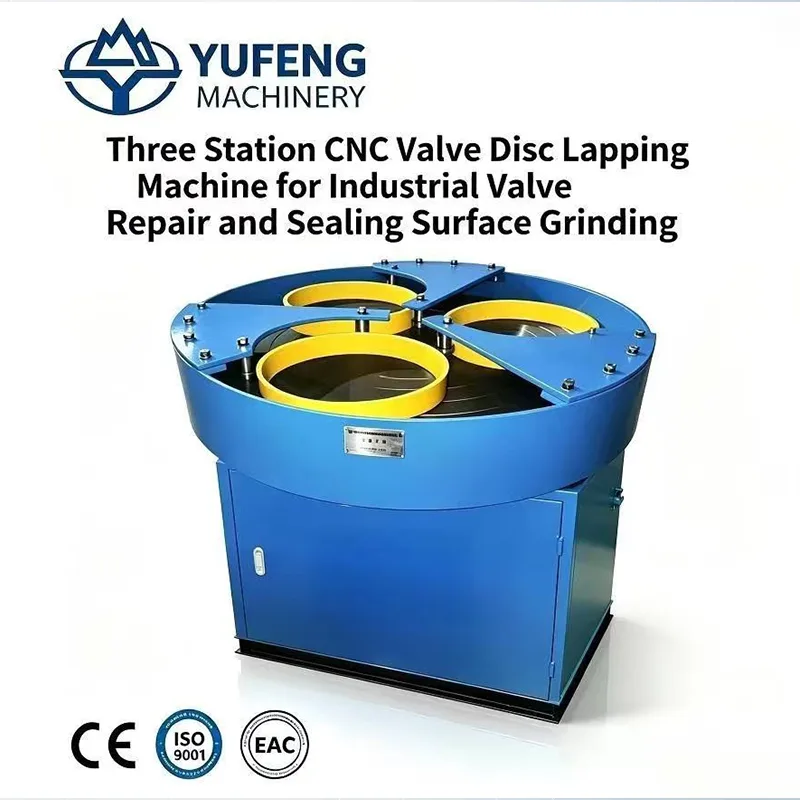 Three Station CNC Valve Disc Lapping Machine
