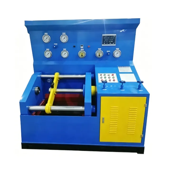 Mini Compact Horizontal Hydraulic Top Pressure Valve Test Bench